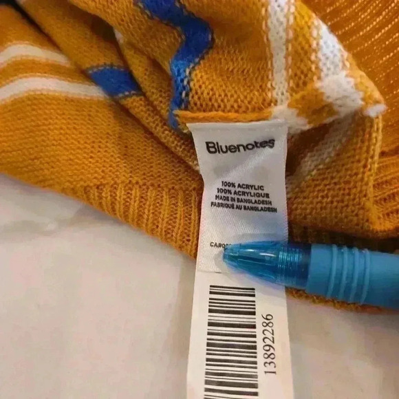 Bluenotes Womens Long Sleeve Striped Sweater xs - Picture 7 of 7